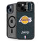 NBA Los Angeles Lakers Black Primary Logo iPhone 14 Kickstand Case